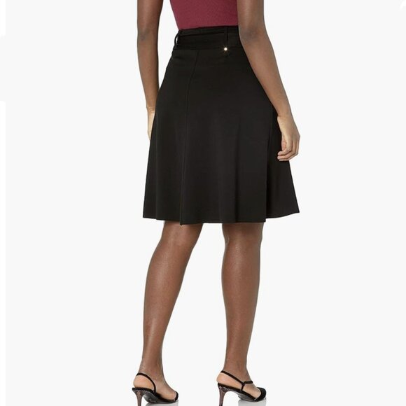 Lyssé Samara Belted Skirt Size M, Black, NWT - Picture 2 of 10